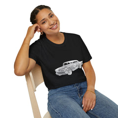 Classic Vintage Car T-Shirt — Retro Sketch Automobile Tee