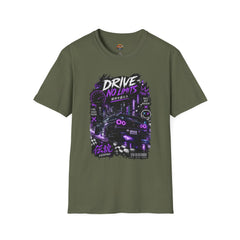 Drive No Limits Graphic T-Shirt Unisex— Neon City Racing Tee