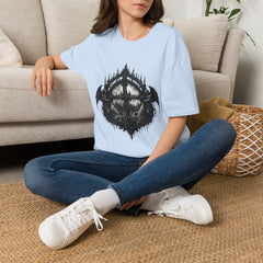 Gothic Cathedral Circle T-Shirt — Dark Architectural Graphic Tee