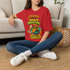 Pizza Is My Spirit Animal Unisex T-Shirt — Funny Pizza Lover Tee