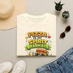 Pizza Is My Spirit Animal Unisex T-Shirt — Funny Pizza Lover Tee