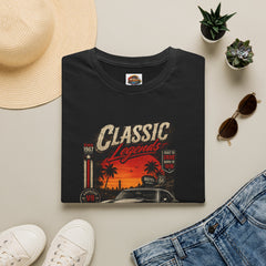 Classic Legends T-Shirt Unisex— Vintage Car Sunset Retro Graphic