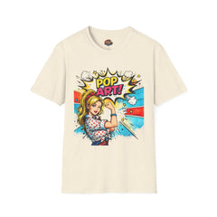 Pop Art! Graphic T-Shirt — Retro Comic Girl Design