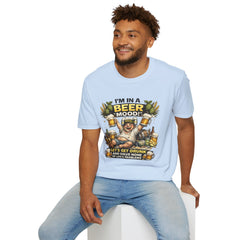 I'm In A Beer Mood Unisex T-Shirt — Funny Beer Drinking Graphic Tee