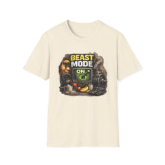 Beast Mode On Unisex T‑Shirt – Gym Motivation Fitness Tee