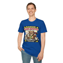 T‑Shirt — "Danger: Sleep Deprived" Unisex Funny Owl Graphic Tee