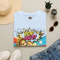 Pop Art! Graphic T-Shirt — Retro Comic Girl Design