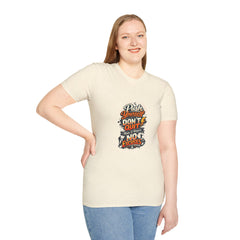 Motivational T-Shirt — "Push Yourself, Don't Quit" Graphic Tee