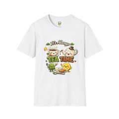 Tea Time Funny Unisex Softstyle T-Shirt