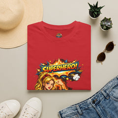 Superhero! Retro Comic Girl T-Shirt