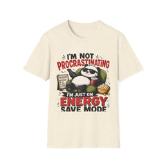 I'm Not Procrastinating Panda T-Shirt – Funny Lazy Panda Graphic Tee