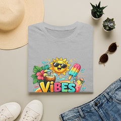 Summer Vibes T-Shirt Unisex — Sunny Popsicle Tropical Graphic Tee