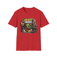 Beast Mode On Unisex T‑Shirt – Gym Motivation Fitness Tee