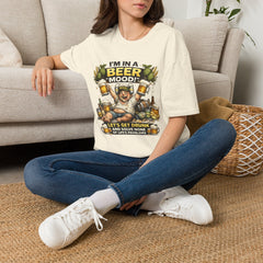 I'm In A Beer Mood Unisex T-Shirt — Funny Beer Drinking Graphic Tee