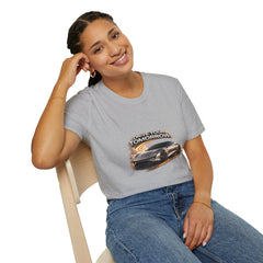 Drive Your Tomorrow T‑Shirt — Futuristic Sports Car Graphic Tee