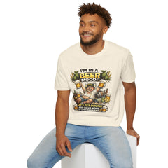 I'm In A Beer Mood Unisex T-Shirt — Funny Beer Drinking Graphic Tee