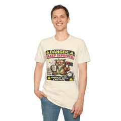 T‑Shirt — "Danger: Sleep Deprived" Unisex Funny Owl Graphic Tee
