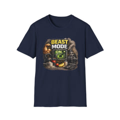 Beast Mode On Unisex T‑Shirt – Gym Motivation Fitness Tee
