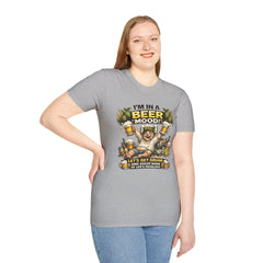 I'm In A Beer Mood Unisex T-Shirt — Funny Beer Drinking Graphic Tee