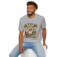 I'm In A Beer Mood Unisex T-Shirt — Funny Beer Drinking Graphic Tee