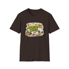 Motivational "Never Quit, Never Settle" Fitness T-Shirt Unisex