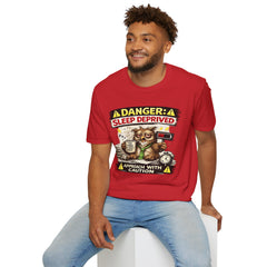 T‑Shirt — "Danger: Sleep Deprived" Unisex Funny Owl Graphic Tee