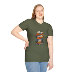 Motivational T-Shirt — "Push Yourself, Don't Quit" Graphic Tee