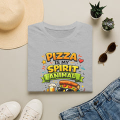 Pizza Is My Spirit Animal Unisex T-Shirt — Funny Pizza Lover Tee