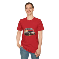 Drive Your Tomorrow T‑Shirt — Futuristic Sports Car Graphic Tee