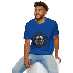 Gothic Cathedral Circle T-Shirt — Dark Architectural Graphic Tee