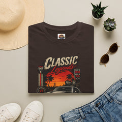 Classic Legends T-Shirt Unisex— Vintage Car Sunset Retro Graphic