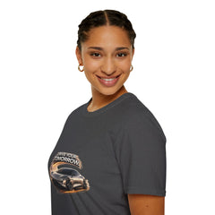 Drive Your Tomorrow T‑Shirt — Futuristic Sports Car Graphic Tee