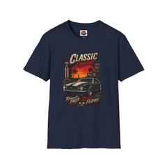 Classic Legends T-Shirt Unisex— Vintage Car Sunset Retro Graphic