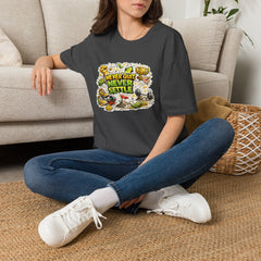 Motivational "Never Quit, Never Settle" Fitness T-Shirt Unisex