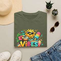 Summer Vibes T-Shirt Unisex — Sunny Popsicle Tropical Graphic Tee