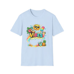 Summer Vibes T-Shirt Unisex — Sunny Popsicle Tropical Graphic Tee