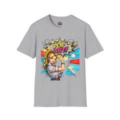 Pop Art! Graphic T-Shirt — Retro Comic Girl Design