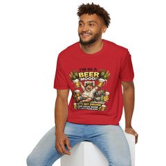I'm In A Beer Mood Unisex T-Shirt — Funny Beer Drinking Graphic Tee