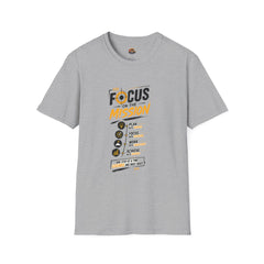 Focus on the Mission Unisex T-Shirt — Motivational Goal-Setting Tee