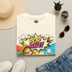 Pop Art! Graphic T-Shirt — Retro Comic Girl Design