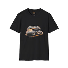 Drive Your Tomorrow T‑Shirt — Futuristic Sports Car Graphic Tee