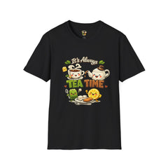 Tea Time Funny Unisex Softstyle T-Shirt