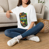 Just One More Quest T-Shirt — Gamer RPG Skull Hood Unisex Graphic Tee