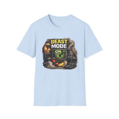 Beast Mode On Unisex T‑Shirt – Gym Motivation Fitness Tee