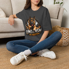 German Shepherd T-Shirt Unisex — "Unleash The Adventure" Graphic Tee