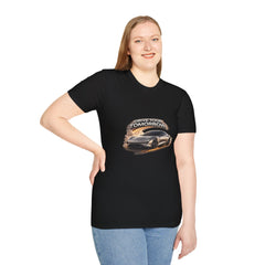 Drive Your Tomorrow T‑Shirt — Futuristic Sports Car Graphic Tee