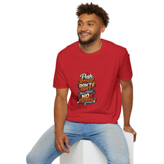 Motivational T-Shirt — "Push Yourself, Don't Quit" Graphic Tee