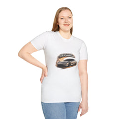 Drive Your Tomorrow T‑Shirt — Futuristic Sports Car Graphic Tee