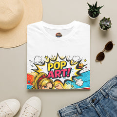 Pop Art! Graphic T-Shirt — Retro Comic Girl Design
