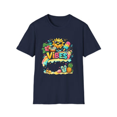 Summer Vibes T-Shirt Unisex — Sunny Popsicle Tropical Graphic Tee